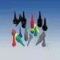 Box of 400 coloured otoscope tips 4mm 