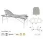 Ecopostural adjustable height massage cable table C3413M61