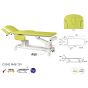 Ecopostural osteopathy electric table, with armrests C3542C