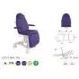 Hydraulic Care Armchair Ecopostural C3771