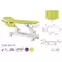 Ecopostural osteopathy electric table, with circular rail foot control C3544M48