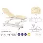 Electric Massage Table with peripheral bar Ecopostural C5579