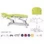 Ecopostural C5931 M47 multifunction electric table with peripheral bar