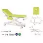 Hydraulic Massage Table in 2 parts Ecopostural C7751