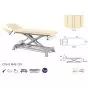 Electric Massage Table in 2 parts Ecopostural C7943