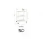 Ecopostural 3-shelves-trolley Ecopostural A4444