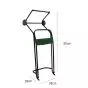 Massage table trolley