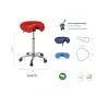 Ecopostural DERBY stool with chromium-plated base Ecopostural S4670