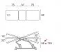 Electric Table for Trendelenburg technic Ecopostural C5905 with peripheral bar