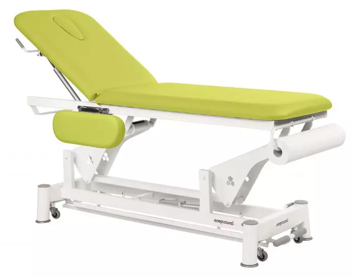 Ecopostural 2 section table, with circular rail foot control C3551