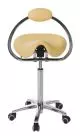 Ecopostural DERBY stool with chromium-plated base and backrest Ecopostural S5672