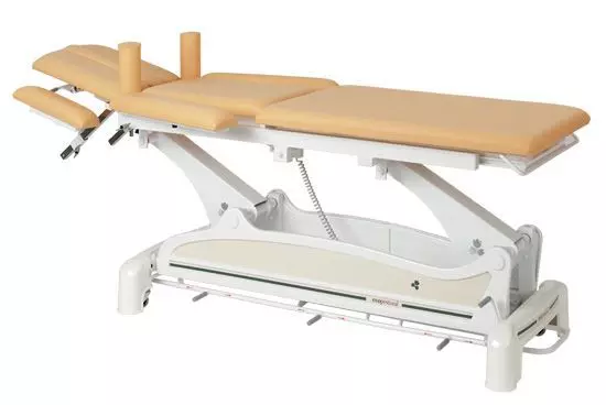 Ecopostural multi-purpose electric table, with circular rail foot control C3532M47