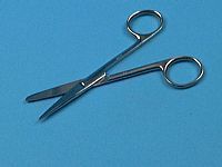 Operating scissors B/S straight