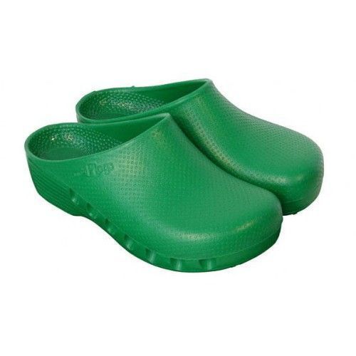Green unperforated surgical clogs Mediplog for 58.80 in Nursing clogs