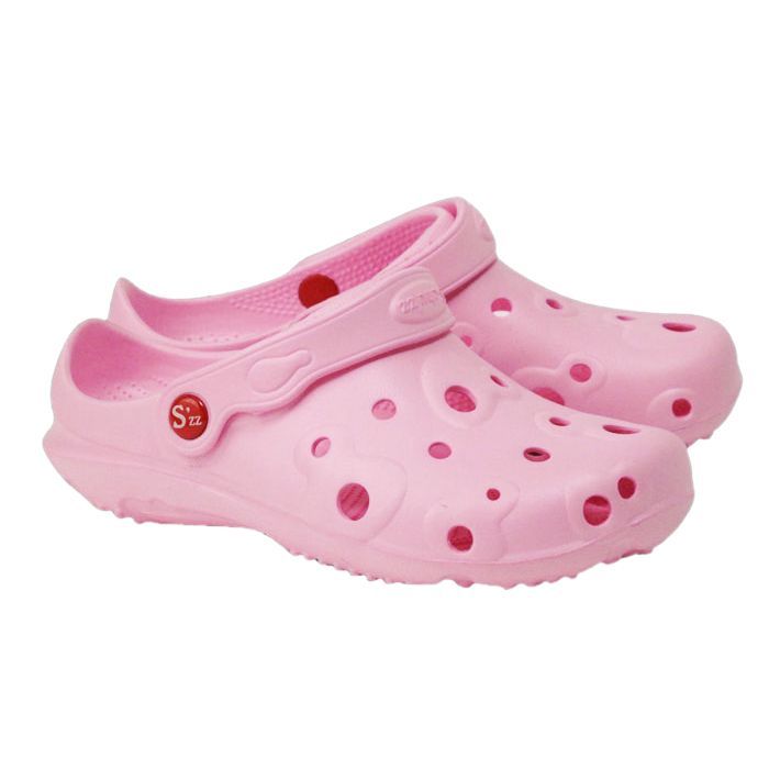 Light pink women's Globule clogs for 24 