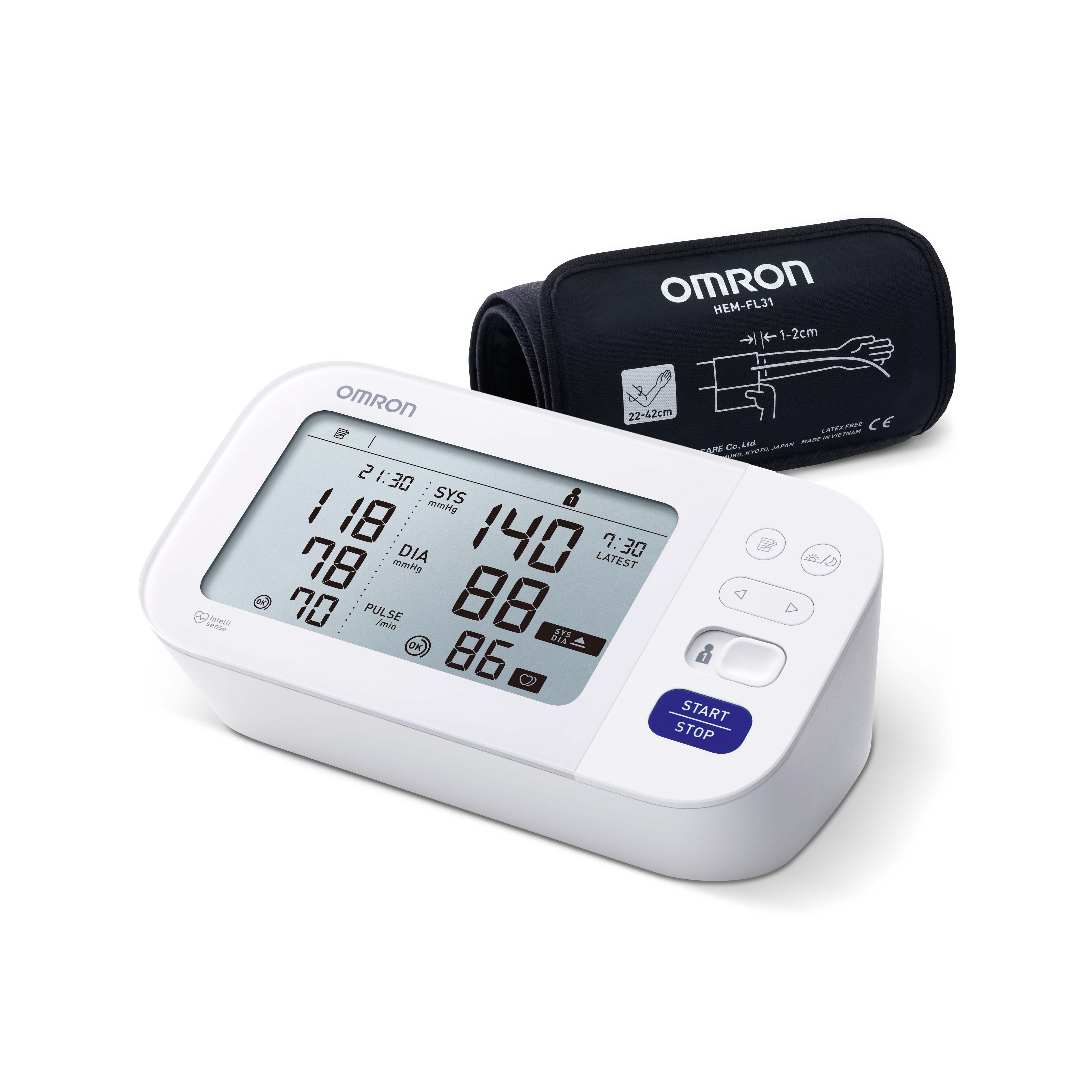 Omron tensiomètre bras M3 Comfort - Hypertension