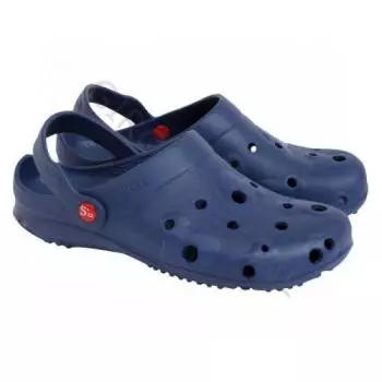 Navy blue men's Globule clogs