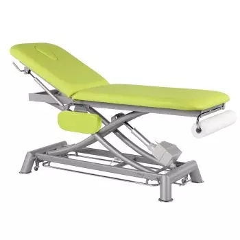 Electric Massage Table in 2 parts with armrests Ecopostural C7951