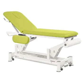 Ecopostural 2 section table, with circular rail foot control C3551