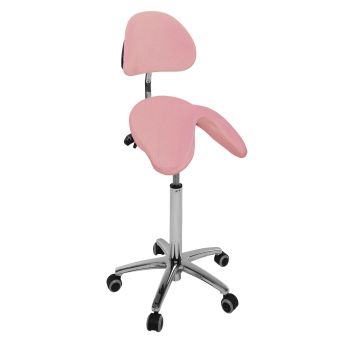 Ecopostural PONY saddle stool with chromium-plated base Ecopostural S3661