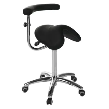 Ecopostural PONY saddle stool with chromium-plated base Ecopostural S5663