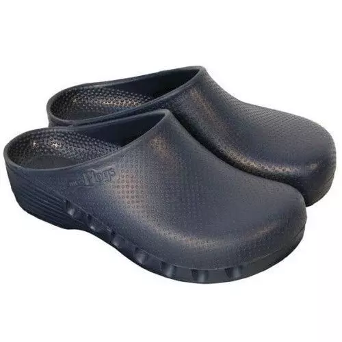 Dark blue unperforated surgical clogs Mediplog 