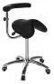 Ecopostural PONY saddle stool with chromium-plated base Ecopostural S5663