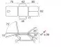 Ecopostural chiropody electric table with arm rests C3539