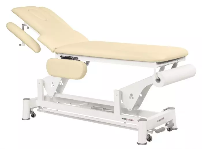 Electric Massage Table in 2 parts with peripheral bar Ecopostural C5584