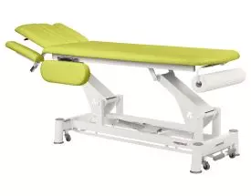 Ecopostural osteopathy electric table, with circular rail foot control C3544M48
